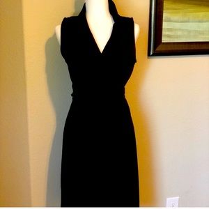 COPY - Harold's true wrap dress in an ebony brown